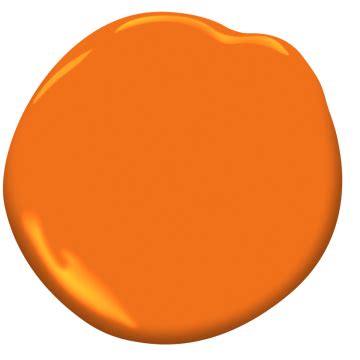 benjamin moore electric orange